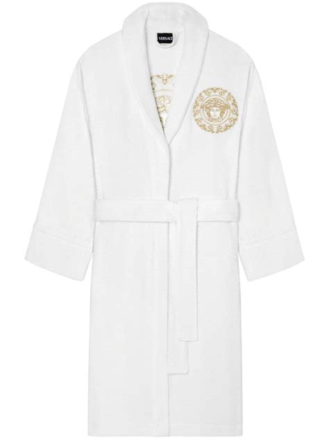 Versace Medusa Gala Cotton Bathrobe 